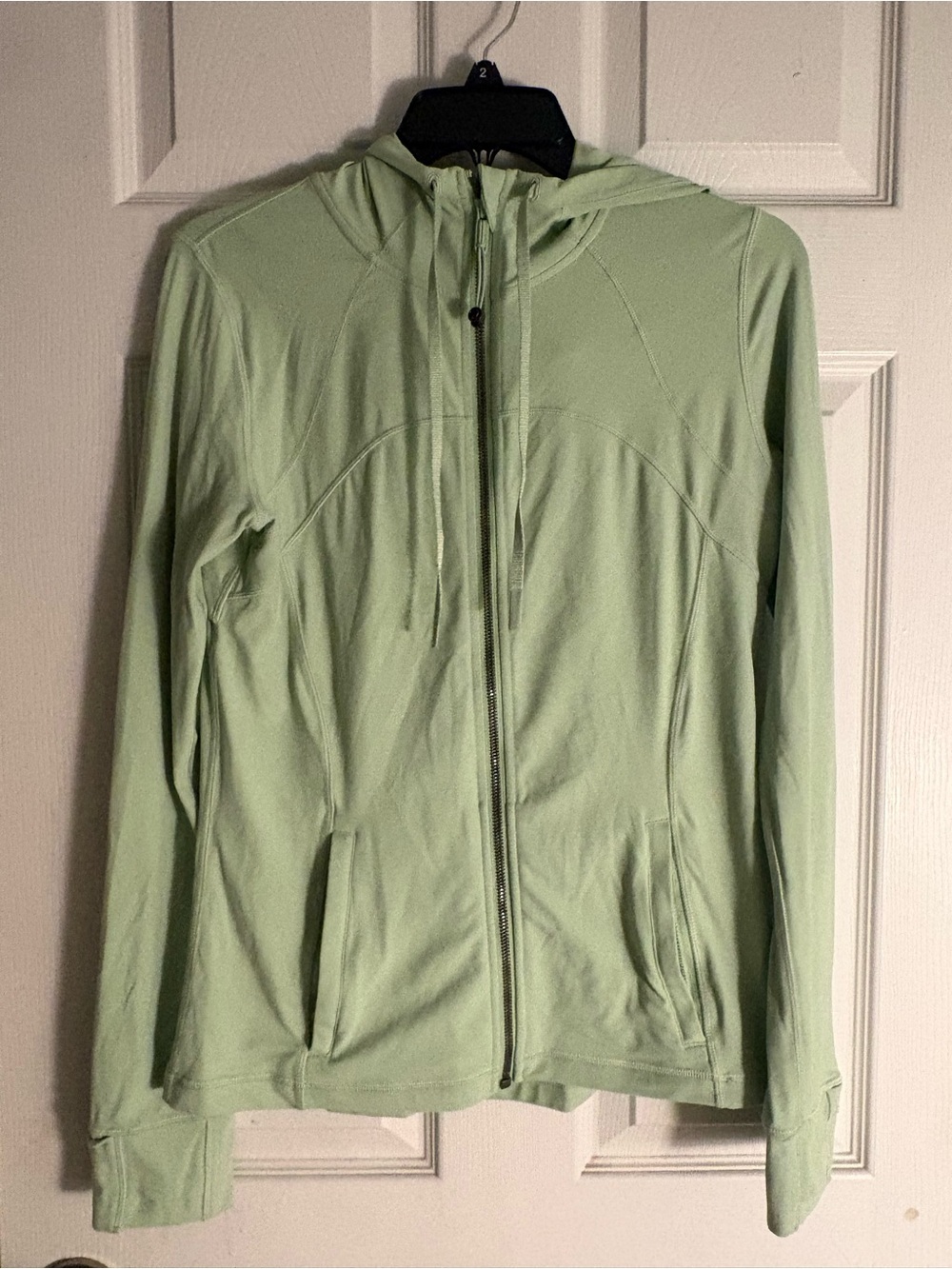 lululemon athletica Light Green Full-Zip Hooded Define Jacket